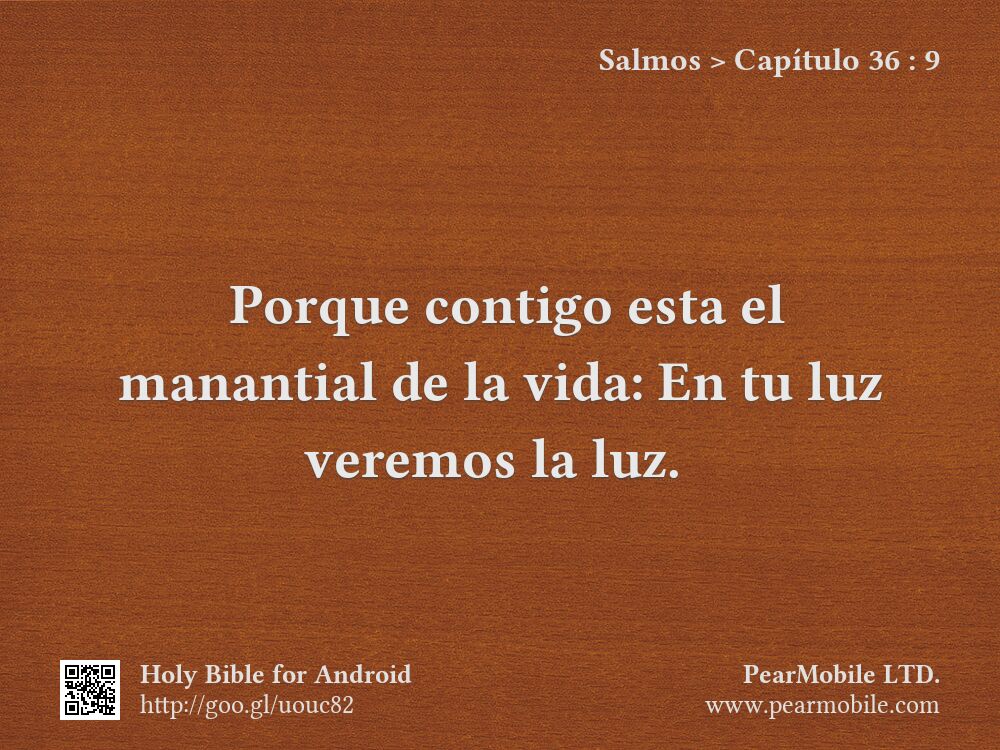 Salmos, Capítulo 36:9